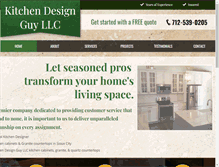 Tablet Screenshot of kitchendesignguy.com